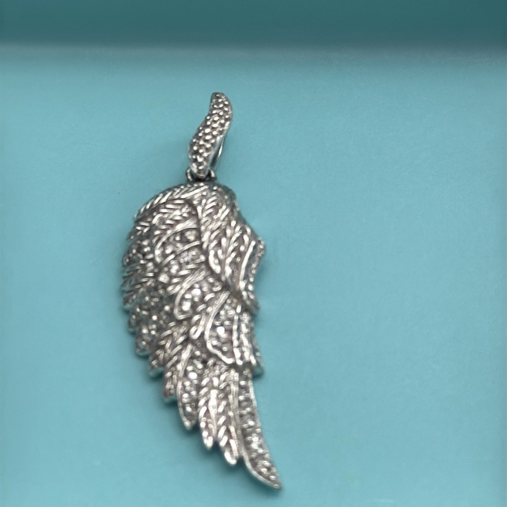 925 Silver Blessed Wong Necklace Charm Aprox. 1” New without tags Giftable - Picture 5 of 6